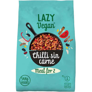 Lazy Vegan - Chilli sin Carne Meal for 2, 800g