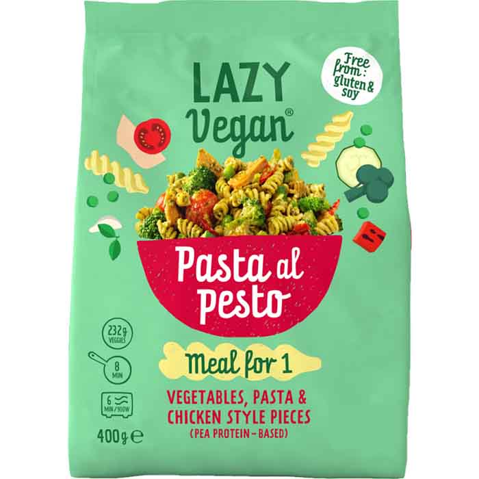 Lazy Vegan - Pasta al Pesto Ready Meal, 400g