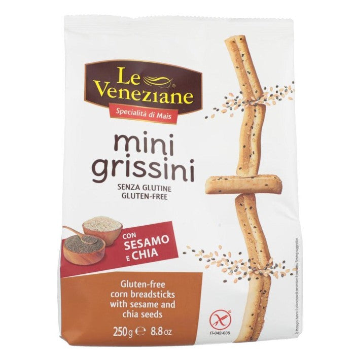 Le Veneziane - Sesame & Chia Grissini Breadsticks, 250g