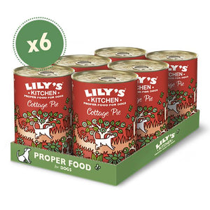 Lily's Kitchen - Cottage Pie Adult Wet Dog Food, 400g | Pack of 6