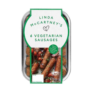 Linda McCartney - 6 Vegetarian Sausages, 270g | Pack of 8