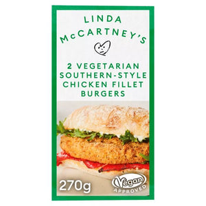 Linda McCartney - 6 Vegetarian Southern Style Chicken Burger, 227g | Pack of 8