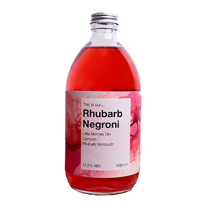 Little Mercies - Rhubarb Negroni, 500ml  Pack of 6