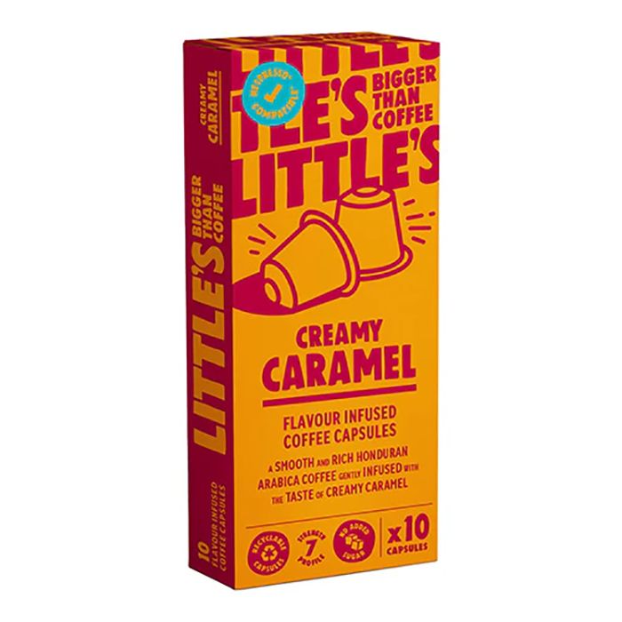 Little's Speciality Coffee - Creamy Caramel Nespresso Compatible Capsules, 55g - Pack of 6