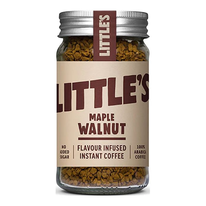 Little's Speciality Coffee - Maple Walnut Flavoured Instant Coffee, 50g - Pack of 6