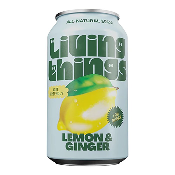 Living Things - Lemon & Ginger Soda, 330ml