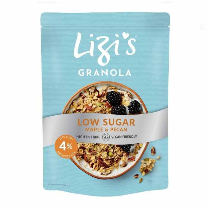 Lizi's Granola - Low Sugar Maple & Pecan, 450g
