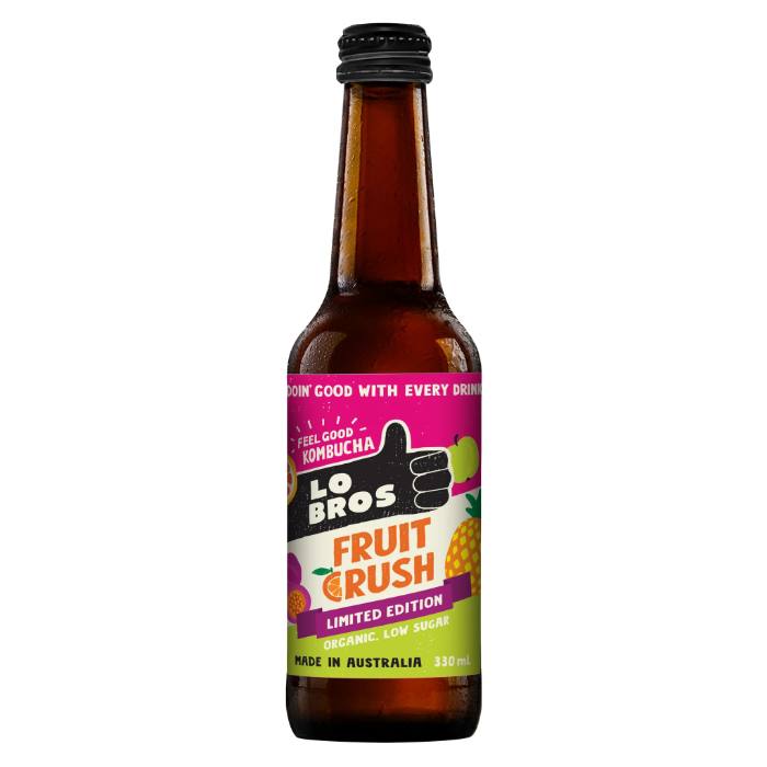 Lo Bros - Organic Fruit Crush Kombucha, 330ml