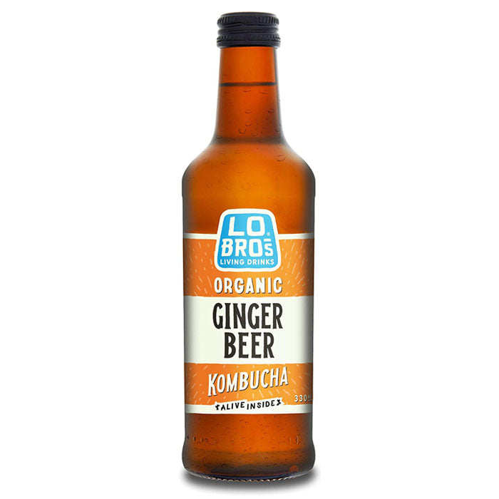 Lo Bros - Organic Kombucha Ginger Beer, 330ml