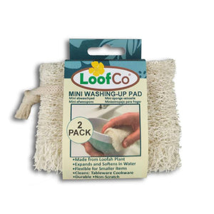 Loofco - Mini Washing Up Pads, 2 Pack Pads