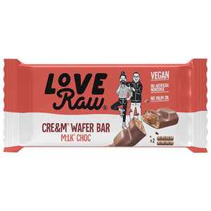 LoveRaw - Vegan Cre&m Filled Wafer Bar, 43g | Multiple Options