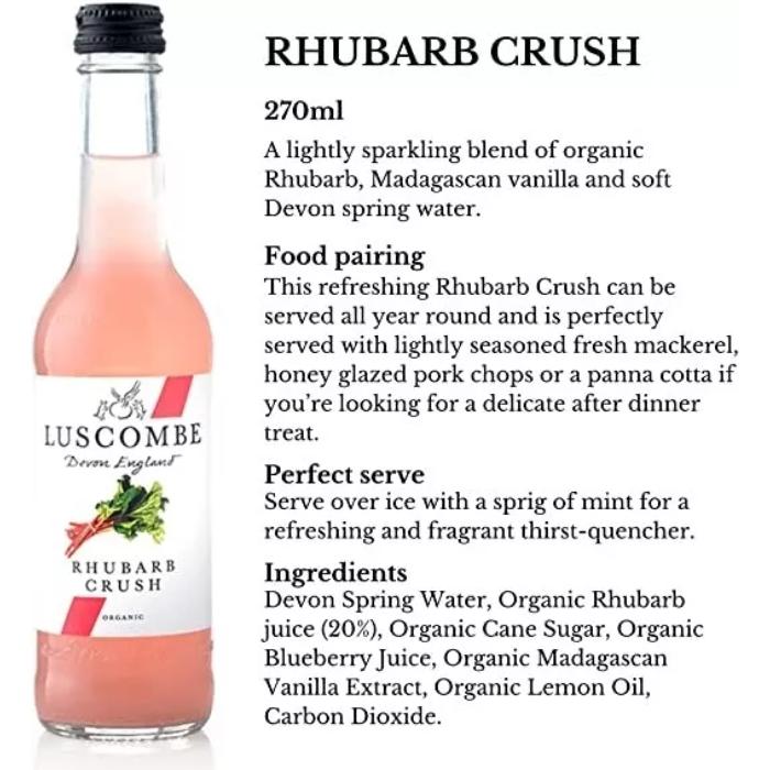 Luscombe - Rhubarb Crush, 27cl  - back