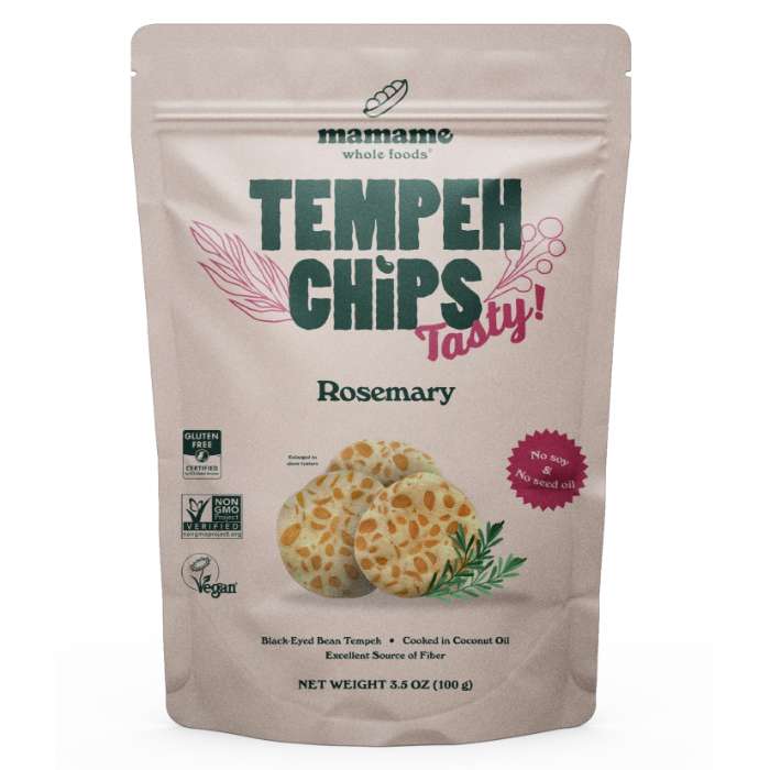 Mamame - Rosemary Tempeh Chips, 100g