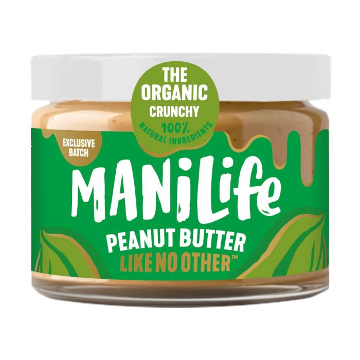 ManiLife - Organic Crunchy Peanut Butter, 275g