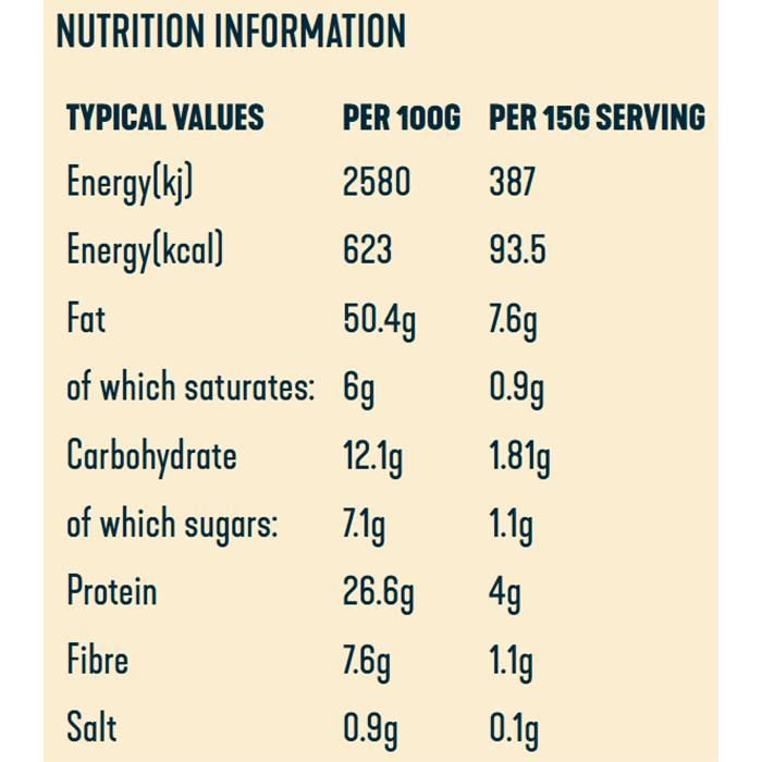 Manilife - Original Roast Crunchy Peanut Butter, 900g - Back