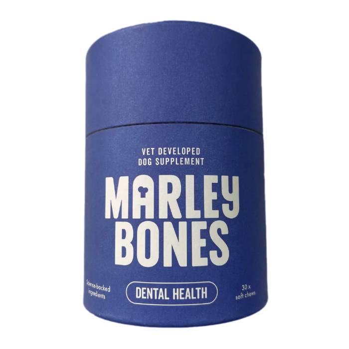 Marleybones - Dental Supplement Soft-Baked Chews, 90g  Pack of 6