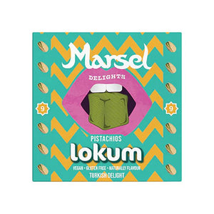 Marsel Delights - Pistachios Lokum, 90g - Pack of 6