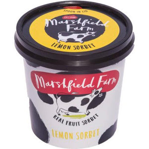 Marshfield - Lemon Sorbet Mini Tubs, 125ml | Pack of 12