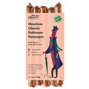 Meatless - MeatLess Classic Kabanos Sausages, 160g