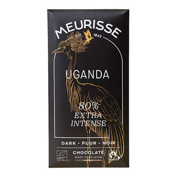 Meurisse - Dark chocolate from Uganda, 100g | Pack of 15 – PlantX UK
