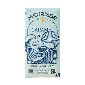 Meurisse - Milk chocolate with Caramel & Sea Salt, 100g | Pack of 15