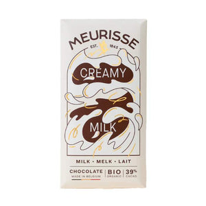 Meurisse - Milk chocolate with Creamy Milk, 100g | Pack of 15