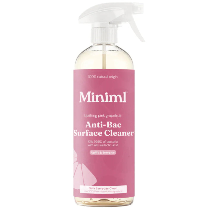 Miniml - Anti-Bac Surface Cleaner Pink Grapefruit, 750ml - Pack of 6