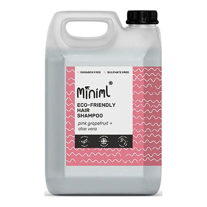 Miniml - Hair Shampoo Pink Grapefruit & Aloe Vera, 5L - Pack of 4