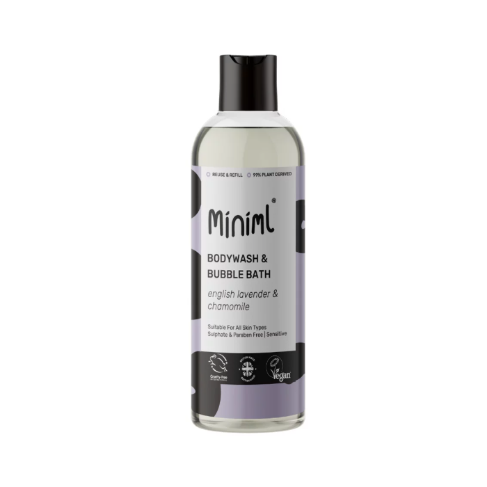 Miniml - Lavendar & Chamomile Bodywash & Bath, 400ml  Pack of 6