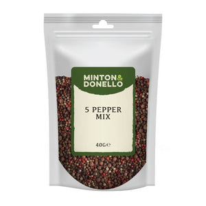 Minton & Donello - 5 Pepper Mix, 40g | Pack of 10