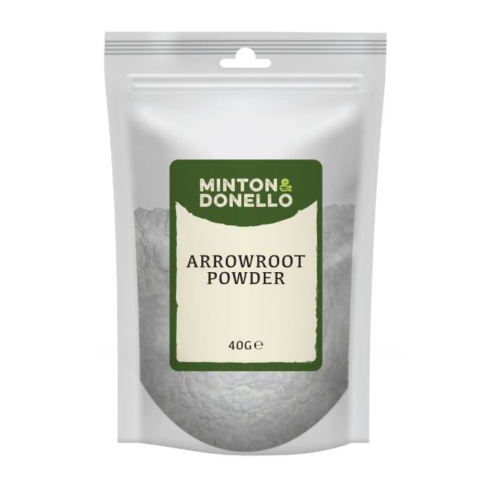 Minton & Donello - Arrowroot Powder, 40g  Pack of 10