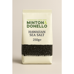 Minton & Donello - Black Hawaiian Sea Salt, 250g | Pack of 6