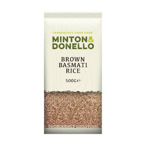 Minton & Donello - Brown Basmati Rice | Pack of 6 | Multiple Sizes