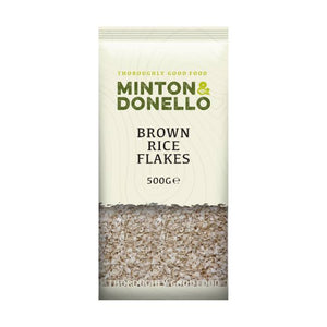 Minton & Donello - Brown Rice Flakes, 500g | Pack of 6