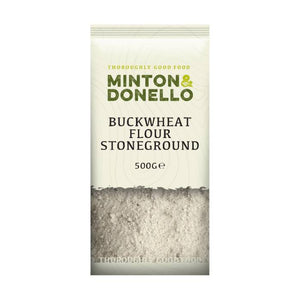 Minton & Donello - Buckwheat Flour Stoneground, 500g | Pack of 6
