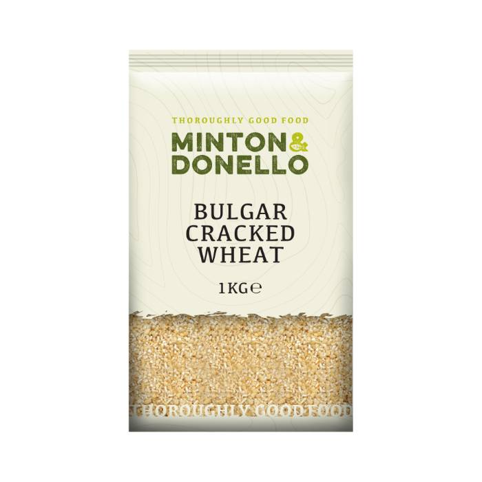 Minton & Donello - Bulgar Cracked Wheat, 1000g  Pack of 6