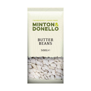 Minton & Donello - Butter Beans, 500g | Pack of 6