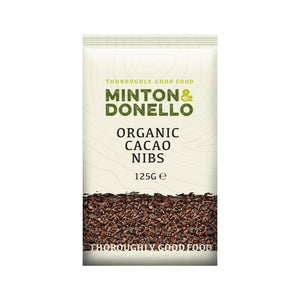 Minton & Donello - Cacao Nibs (Organic) | Pack of 6 | Multiple Sizes