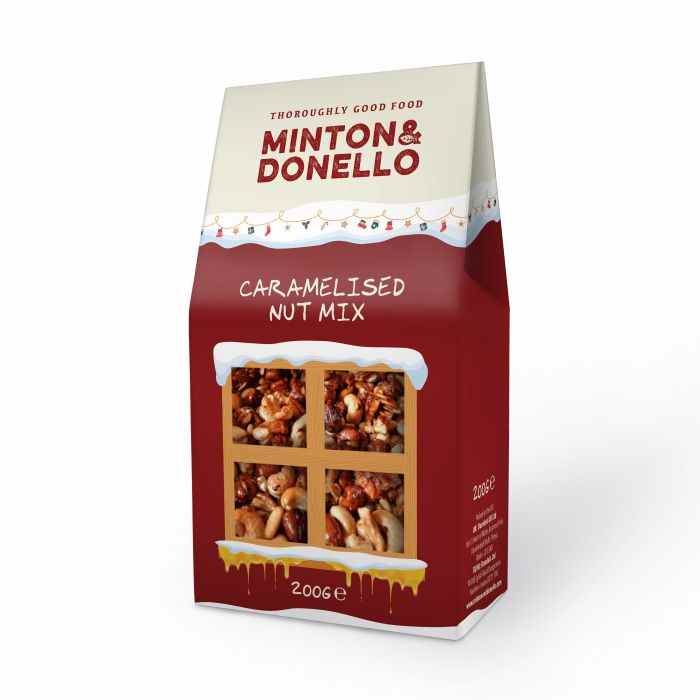 Minton & Donello - Caramelised Nut Mix, 200g  Pack of 10