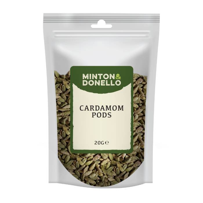 Minton & Donello - Cardamom Pods, 20g  Pack of 10