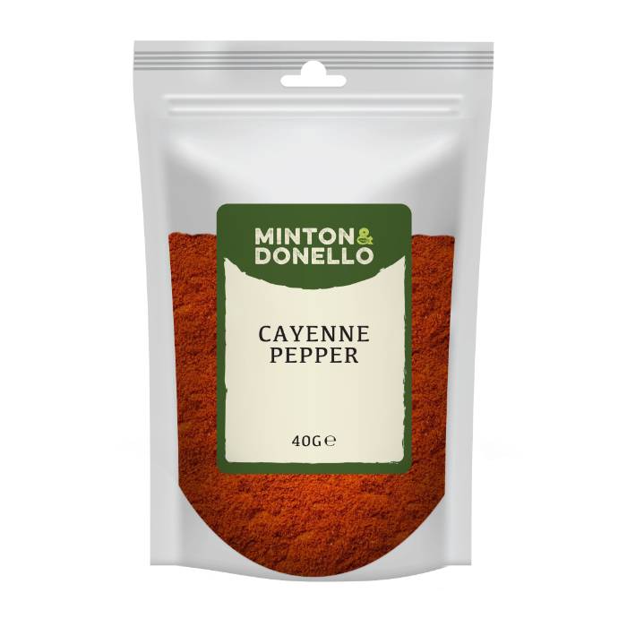 Minton & Donello - Cayenne Pepper, 40g  Pack of 10