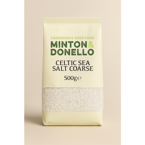 Minton & Donello - Celtic Sea Salt Coarse, 500g | Pack of 6