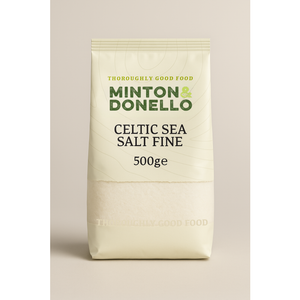 Minton & Donello - Celtic Sea Salt Fine, 500g | Pack of 6