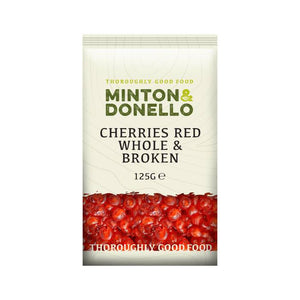 Minton & Donello - Cherries Red Whole & Broken, 125g | Pack of 6