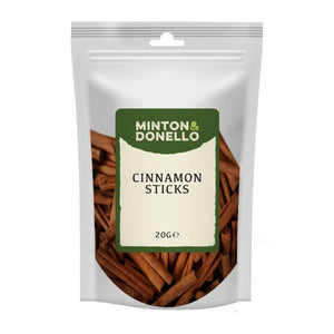 Minton & Donello - Cinnamon Sticks, 20g | Pack of 10