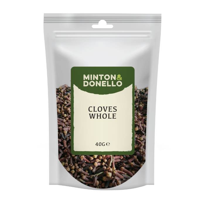 Minton & Donello - Cloves Whole, 40g  Pack of 10