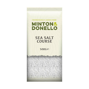 Minton & Donello - Coarse Sea Salt No Additives | Pack of 6 | Multiple Sizes