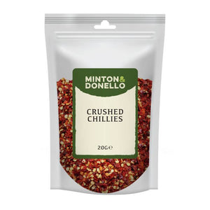 Minton & Donello - Crushed Chillies, 20g | Pack of 10