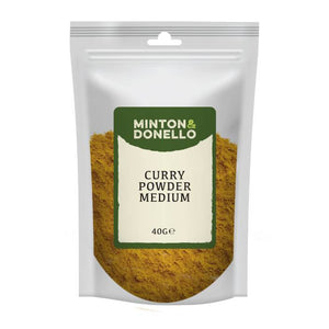 Minton & Donello - Curry Powder Medium, 40g | Pack of 10