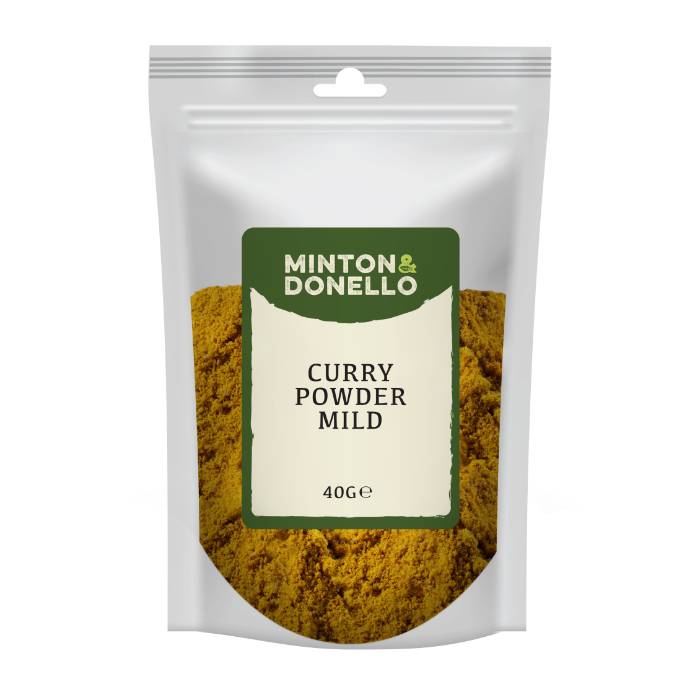 Minton & Donello - Curry Powder Mild, 40g  Pack of 10